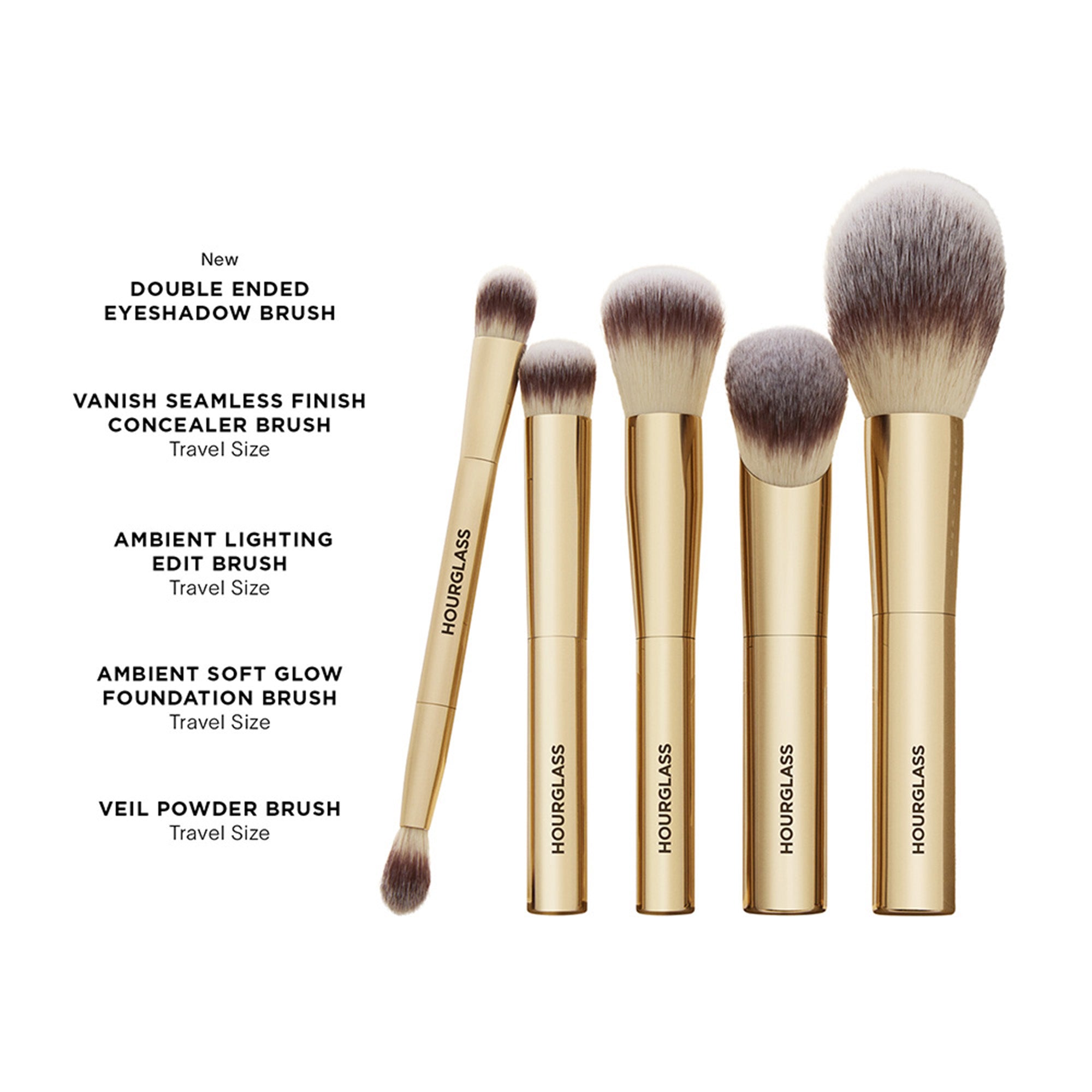 Face and Eye Travel Brush Set - Image 2
