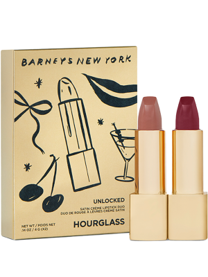 HOURGLASS & BARNEYS NEW YORK - UNLOCKED SATIN CR??ME LIPSTICK ?DUO